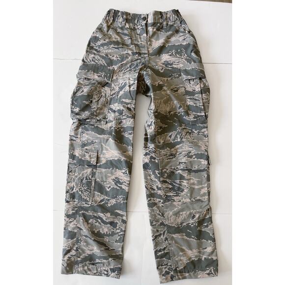 US Air Force Utility Trouser Pant Women 4R Camo Tiger Stripe Military Button Fly - Picture 1 of 8